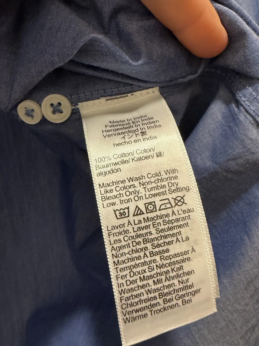 NEW J. Crew Jules Ruffle Collar Cotton Poplin Shirt Cornflower Blue Size 2 CN523